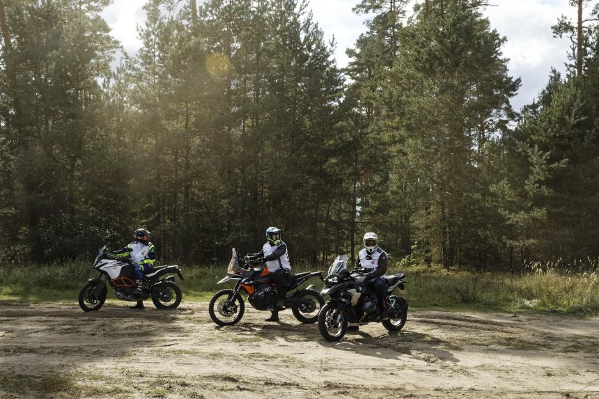 Wir fahren Großenduro und auch Mittelklasse